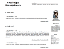 Tablet Screenshot of dienasgramata.klab.lv